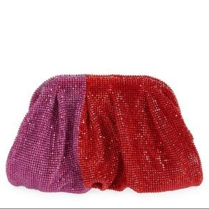 Benedetta Bruzziches La Petite Colorblock Crystal Mesh Clutch-Embellished $1,020
